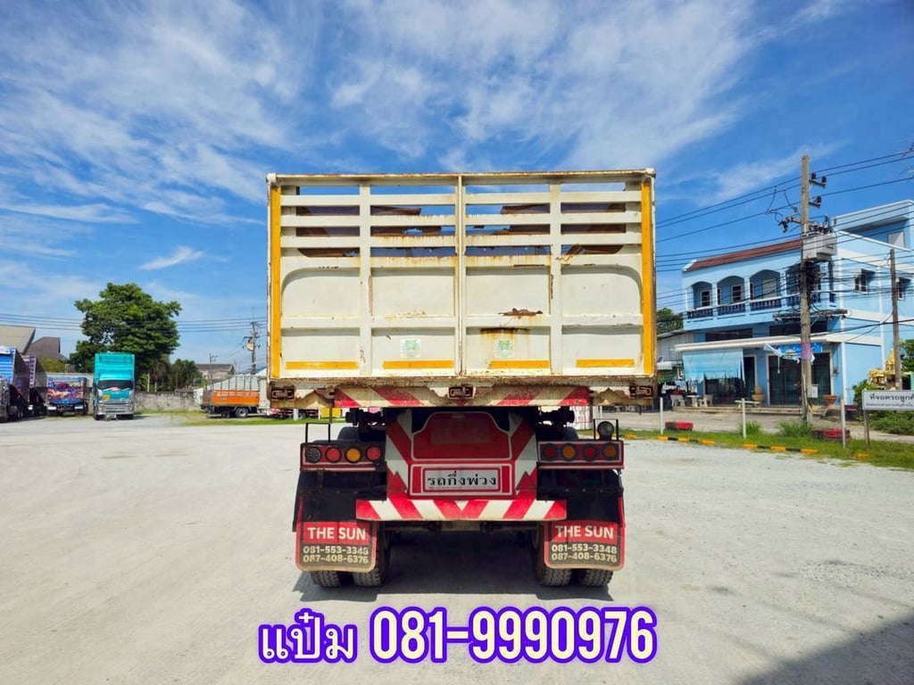 🚚หางเซมิดั้มพ์  ปี 2566 อู่เดอะซัน  สองเพลา Sาคา  580,000.-(3395)