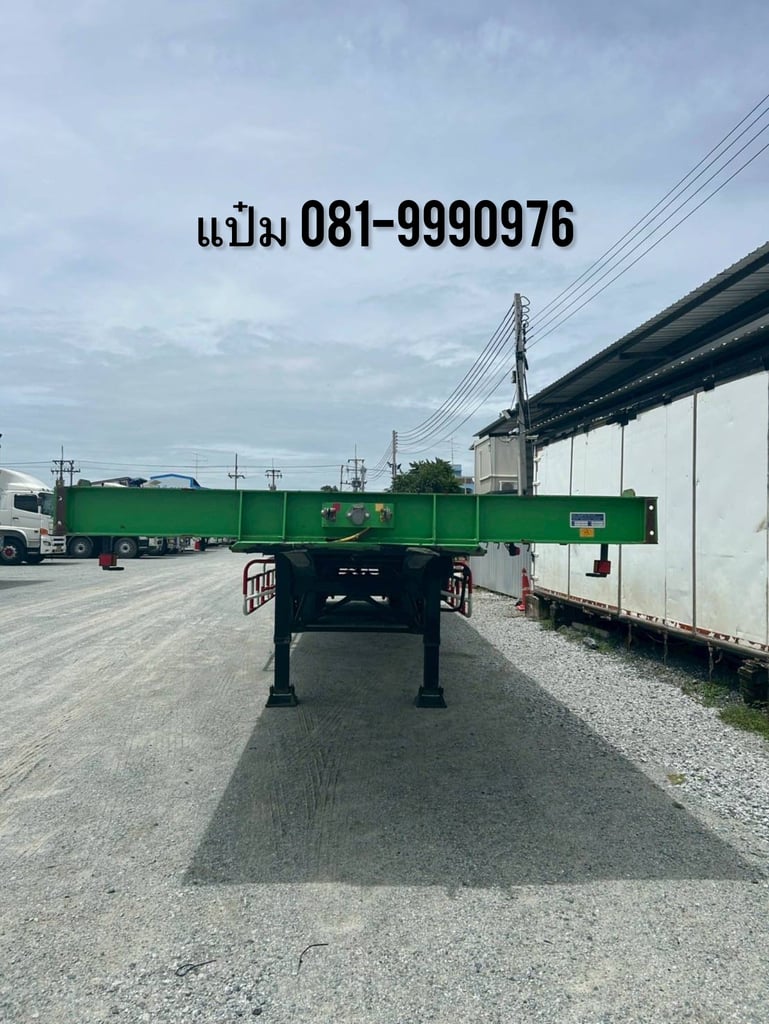 🚚 หางพื้นเรียบ ปี 2566 อู่ RCK  ใส่ตู้ 40 ฟุต ราคา  450,000.-(5616)