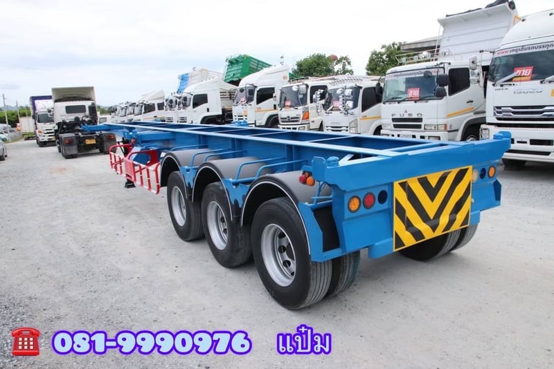 🚚หางก้าง  ปี 2563 สามเพลา   อู่เดอะซัน Sาคา  400,000.-(9534)