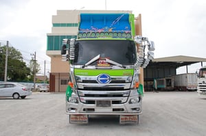 🔥สิบล้อดั้มพ์ อลูมิเนียม พร้อมชุดเเต่ง HINO  FM1A 344 เเรง  ปี2566 Sาคา  2,270,000.-(5902)