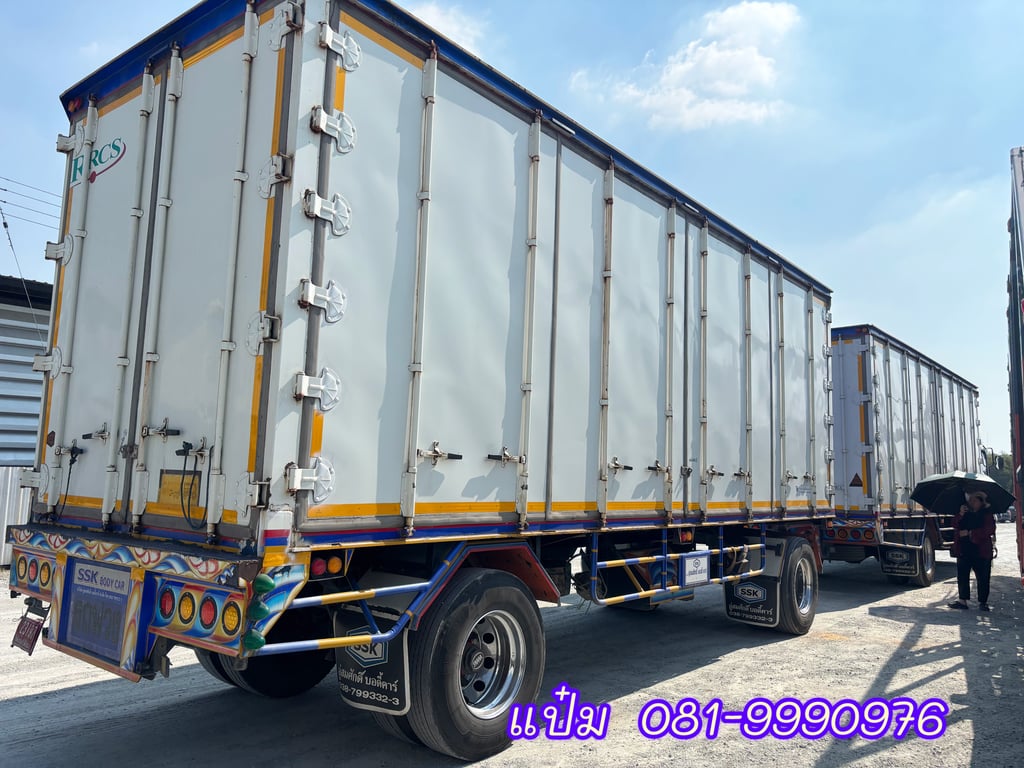 🚌หกล้อตู้ พ่วงเเม่ลูก ปี 60 ISUZU FTR 240 เเรง Sาคา 1,700,000.-(2244)(2245) 🚌หกล้อตู้ พ่วงเเม่ลูก ปี 60 ISUZU FTR 240 เเรง Sาคา 1,700,000.-(2244)(2245)