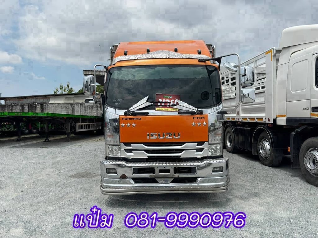 🚚หกล้อคอก ปี 2563 ISUZU  FRR  210  แรงม้า ราคา  890,000.-(3563)
