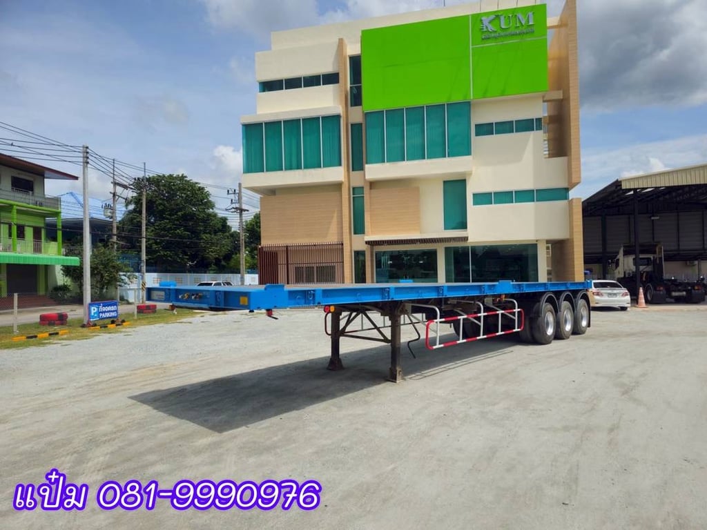 หางพื้นเรียบ สามเพลา ปี 65 อู่วาฟา  Sาคา 460,000.-(8655)