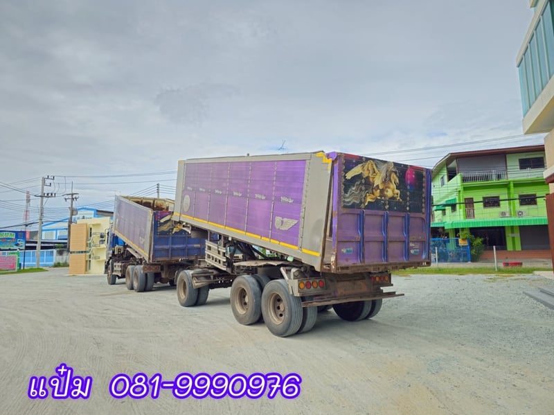 🚌สิบล้อดั้มพ์พ่วงเเม่ลูก ปี 2565 ISUZU  FXZ  360  แรงม้า ราคา  2,190,000.-(2868)(2869)