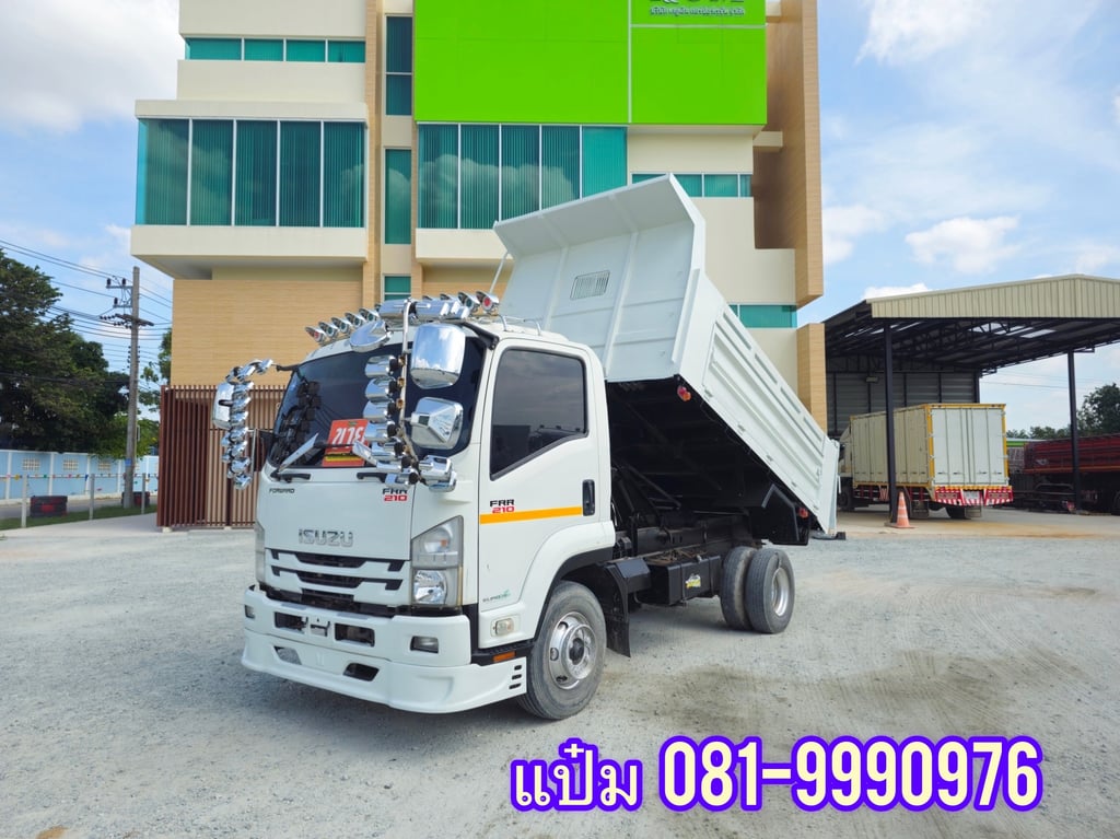 🚚หกล้อดั้มพ์ ปี 2564 ISUZU  FRR 210 แรงม้า ราคา 980,000.-(3221)
