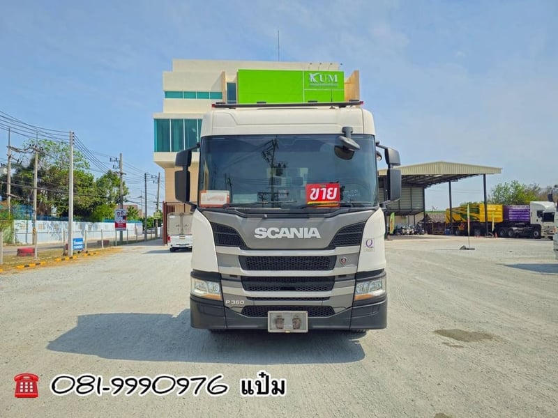 SCANIA P360 360แรงม้า รถบรรทุก หัวลาก 10ล้อ หัวลาก เฉพาะหัว ปี2019 เลขไมล์ 740,000 กม.