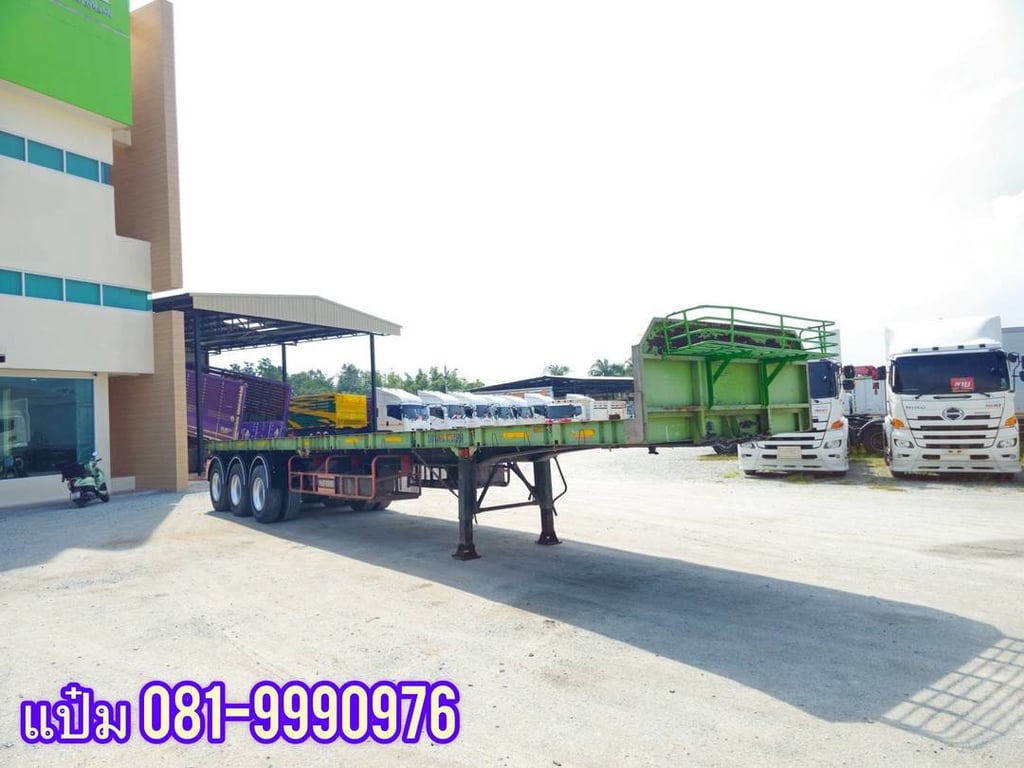 🚌หางพื้นเรียบ ปี 2558 สามเพลา อู่ BPT Sาคา 230,000.-(7339) 🚌หางพื้นเรียบ ปี 2558 สามเพลา อู่ BPT Sาคา 230,000.-(7339)