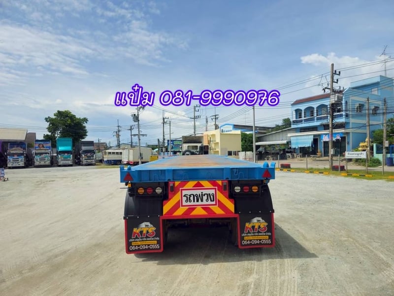 หางพื้นเรียบ สามเพลา ปี 65 อู่วาฟา  Sาคา 460,000.-(8655)