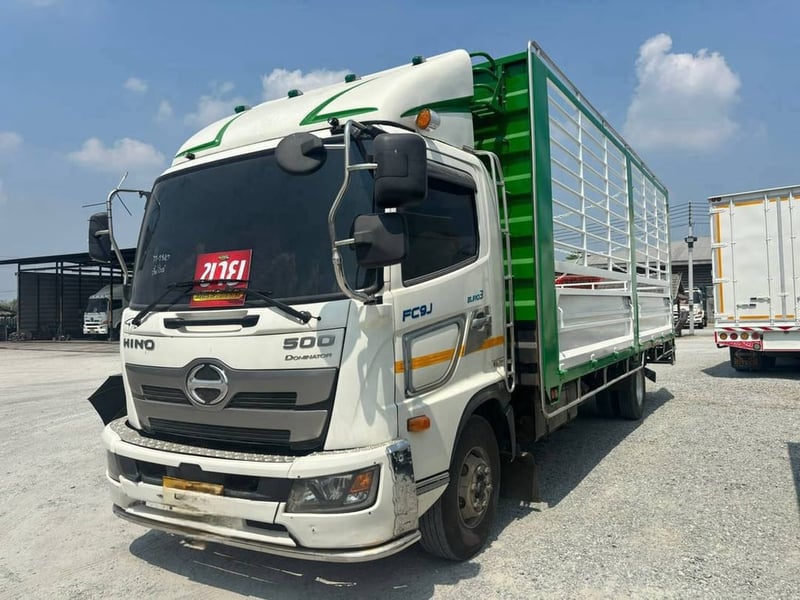 💯หกล้อคอก เพิ่งเก็บงานเสร็จ หกล้อคอก HINO  FC9J 175 แรง  ปี 2566ยาว 6.56 สูง 2.30 กว้าง 2.46   Sาคา  1,300,000.-(2340)