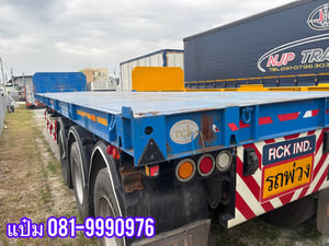 🚌หางพื้นเรียบ ปี 2565 สามเพลา  อู่ RCK  Sาคา  430,000.-(5250)