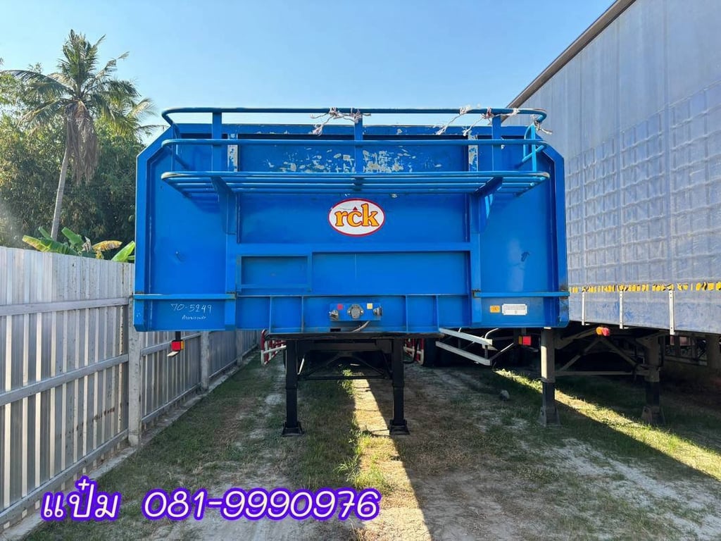 🚚หางพื้นเรียบสามเพลา  อู่  RCK  ปี 2565 (5249)