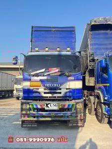 🚚ดั้มพ์พ่วงเกษตร ปี 2556 ISUZU  FYH 360 แรง Sาคา 1,670,000.-(2507)(2508)