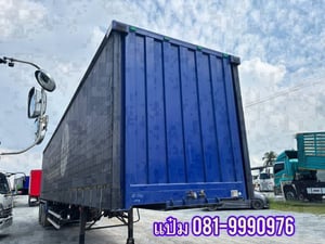 🚚 หางตู้ผ้าใบ ปี 2565 อู่สามมิตร สามเพลา (0160) Sาคา 720,000.-