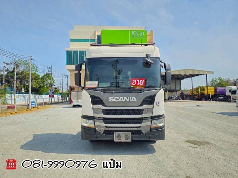 🔥 SCANIA P360 แรงม้า เพลาเดียวยกล้อ  ลากหนักได้ ประหยัดกว่า ปี 2019 (1243)