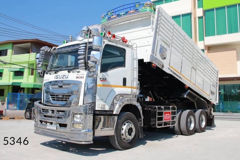 สิบล้อดั้มพ์ ISUZU FXZ 360 แรงม้า ปี 2565 (5346) สิบล้อดั้มพ์ ISUZU FXZ 360 แรงม้า ปี 2565 (5346)