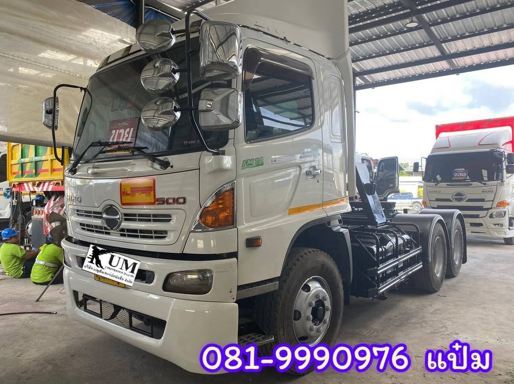(4986)HINO FM1A 344แรงม้า รถบรรทุก หัวลาก 10ล้อ หัวลาก เฉพาะหัว ปี2013 เลขไมล์ 500,000 กม.