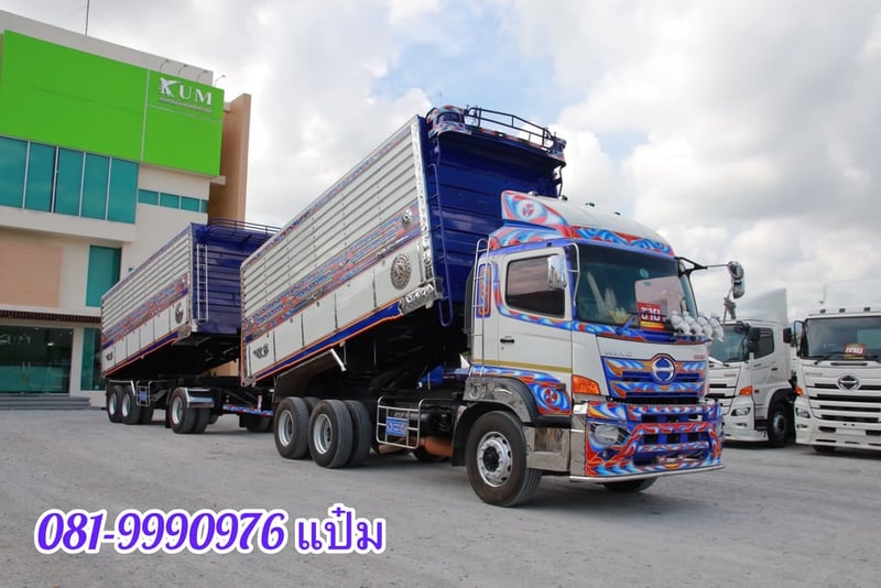 🚛สิบล้อดั้มพ์ พ่วงเเม่ลูก ปี 2561 HINO FM1A 344 เเรงม้า (3362)(3363) 🚛สิบล้อดั้มพ์ พ่วงเเม่ลูก ปี 2561 HINO FM1A 344 เเรงม้า (3362)(3363)