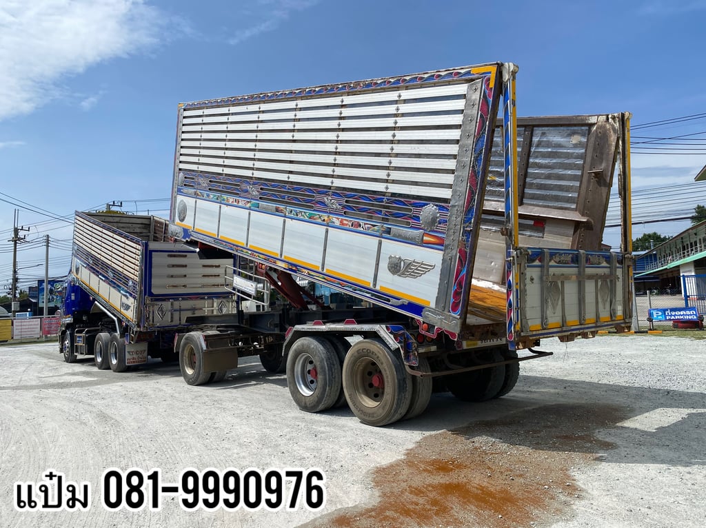 🚚สิบล้อดั้มพ์พ่วงเเม่ลูก  ปี 2566  HINO FM1A  344 แรงม้า ราคา  2,840,000.-(2108)(2066)