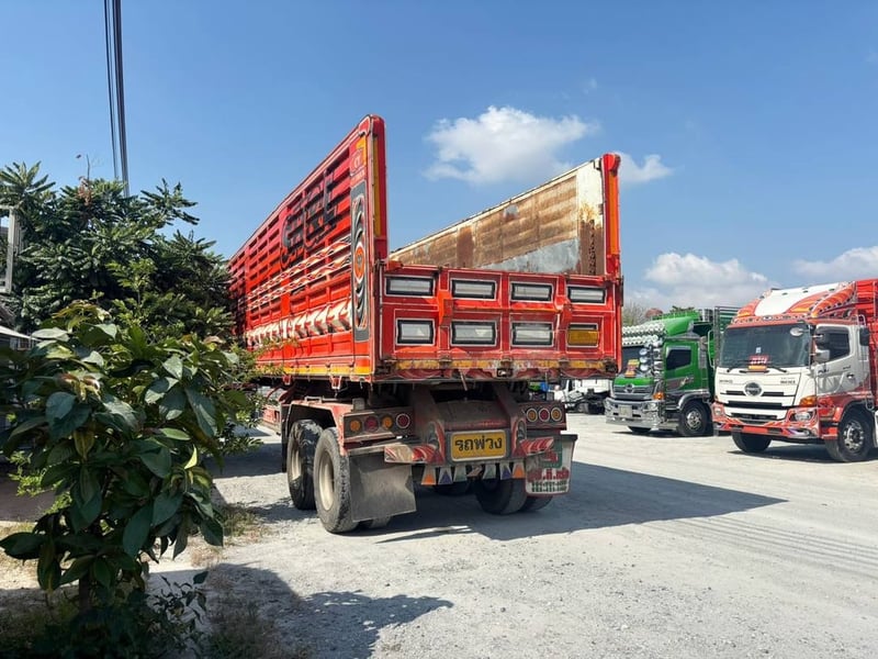 หางเซมิดั้มพ์ สองเพลา อู่ซีทีทรัค  ปี 2566 (9136) แบบเสาอากาศ Sาคา  430,000.-