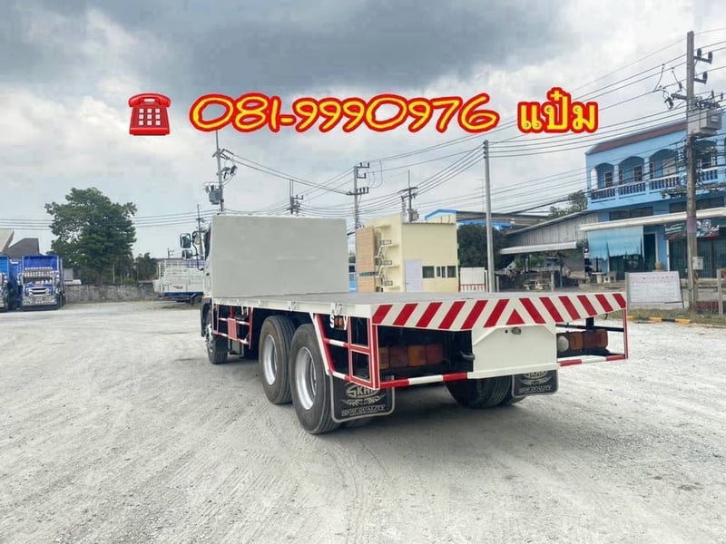 👉สิบล้อพื้นเรียบ HINO FL8J  260 แรงม้า ปี 2560 (1784)