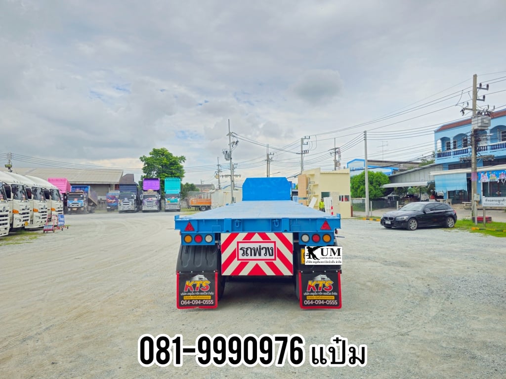หางพื้นเรียบ สามเพลา ปี 2567 อู่ CIMC มีบังเกอร์ ราคา 430,000.-(8154) หางพื้นเรียบ สามเพลา ปี 2567 อู่ CIMC มีบังเกอร์ ราคา 430,000.-(8154)
