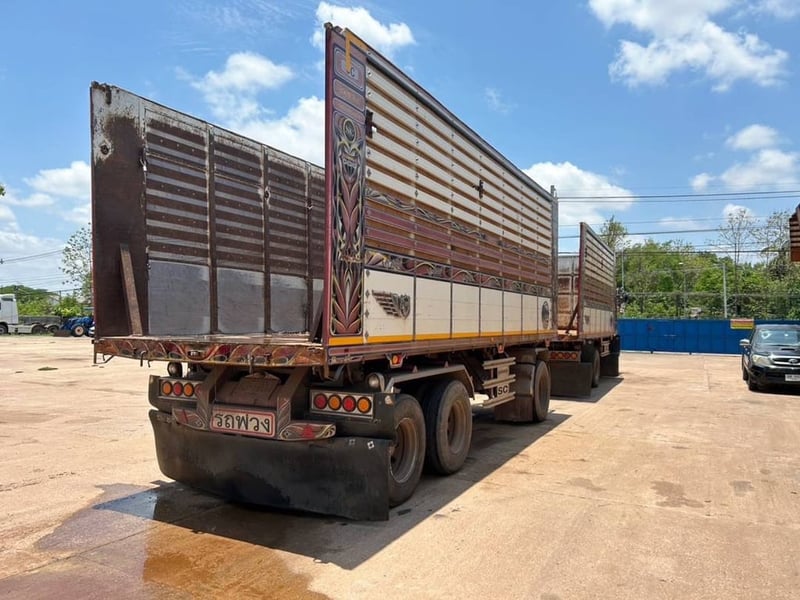 สิบล้อดั้มพ่วงแม่ลูก ISUZU FXZ 360 ปี 2565 (1903)(1904)