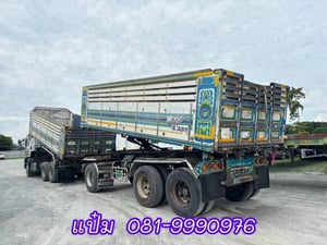 🚚สิบล้อดั้มพ์ พ่วงเเม่ลูก  ปี 56  HINO 344 แรงม้า Sาคา  1,610,000.-(3163)(3164)