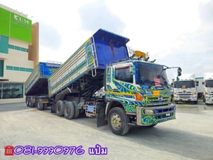 Hino FM1A 344แรงม้า รถบรรทุก 10ล้อ(3163)(315 พ่วงแม่ลูก ปี2016 เลขไมล์ 760,000 กม.