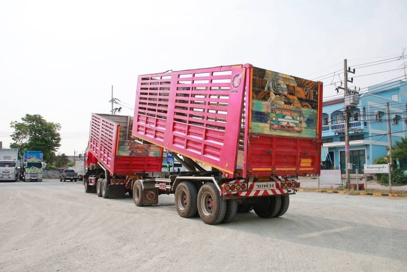 สิบล้อดั้มพ์ พ่วงเเม่-ลูก ISUZU FXZ 360 แรงม้า ปี 2565 (2591)(2592)