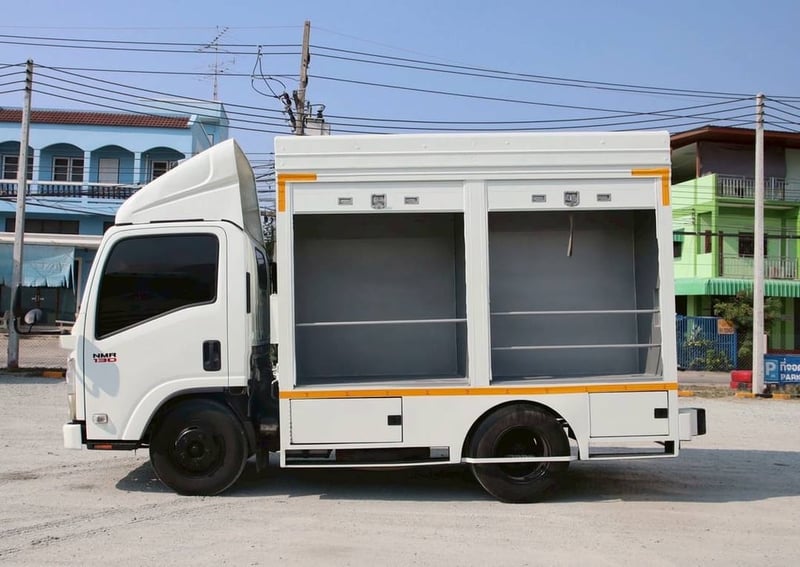 หกล้อ FOOD TRUCK ISUZU NMR 130 แรงม้า ปี 2558 (5477) หกล้อ FOOD TRUCK ISUZU NMR 130 แรงม้า ปี 2558 (5477)