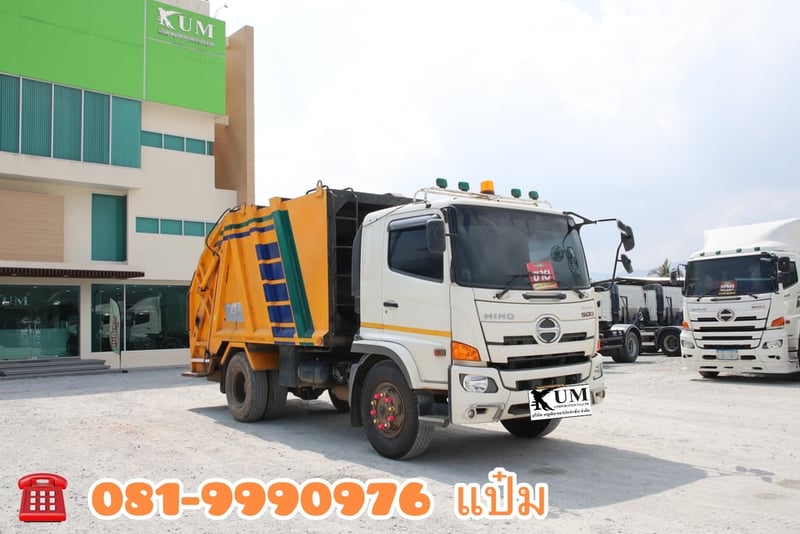 🚚หกล้อบรรทุกขยะ ปี 2566 HINO  FG8J 240 แรงม้า Sาคา  1,820,000.-(4039)