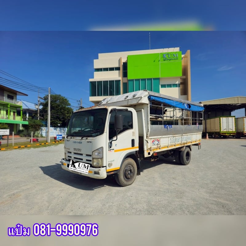 🚌หกล้อโดยสาร  ปี 2554 ISUZU  NPR 150 แรงม้า Vายตัด  440,000.-(6451)