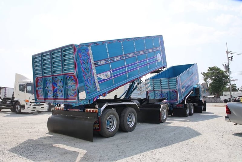 สิบล้อดั้มพ์ พ่วงเเม่ลูก ปี 2564 HINO FM2P 380 เเรงม้า ยางใหม่ 10 เส้น Sาคา 2,910,000.-(2344)(TD35)