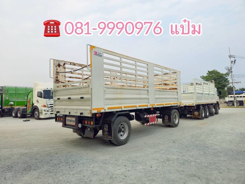 🚚สิบสองล้อคอก เเม่ปี 56 ลูกปี 65 VOLVO  FM  440 เเรงม้า Sาคา  1,070,000.-(2894)(6467)