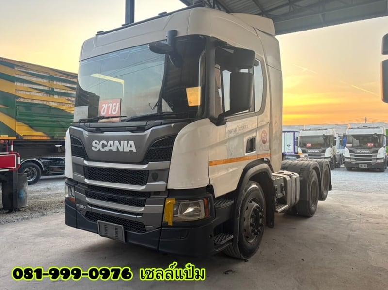 🔥 SCANIA P360 แรงม้า เพลาเดียวยกล้อ  ลากหนักได้ ประหยัดกว่า ปี 2020 (1376)