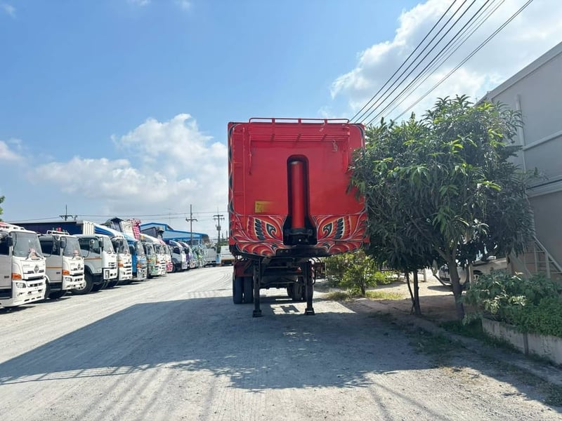 หางเซมิดั้มพ์ สองเพลา อู่ซีทีทรัค  ปี 2566 (9136) แบบเสาอากาศ Sาคา  430,000.-