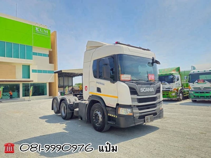 🔥 SCANIA P360 แรงม้า เพลาเดียวยกล้อ  ลากหนักได้ ประหยัดกว่า ปี 2019 (1243)