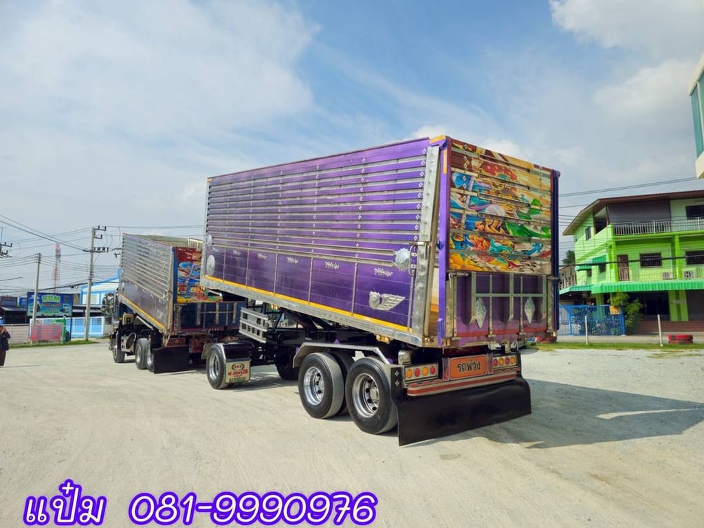 สิบล้อดั้มพ์ พ่วงเเม่ลูก ปี 2566  สองเพลา ISUZU  FXZ  360 แรงม้า ราคา 2,950,000.-(3111)(3112)