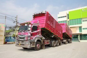 สิบล้อดั้มพ์ พ่วงเเม่-ลูก ISUZU FXZ 360 แรงม้า ปี 2565 (2591)(2592)