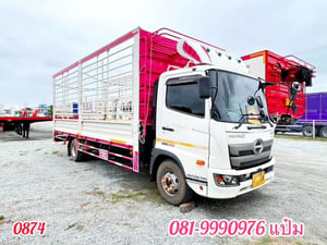 HINO FC9J 210แรงม้า รถบรรทุก 6ล้อ กระบะเหล็กติดเครน ปี2023 เลขไมล์ 100,000 กม. HINO FC9J 210แรงม้า รถบรรทุก 6ล้อ กระบะเหล็กติดเครน ปี2023 เลขไมล์ 100,000 กม.