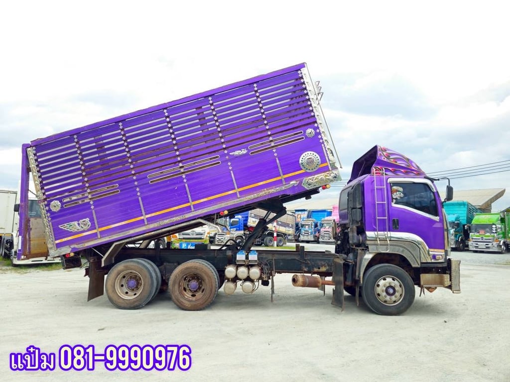 🚌สิบล้อดั้มพ์เกษตร ปี 2554 ISUZU  FXZ  360  แรงม้า ราคา  1,220,000.-(9033)