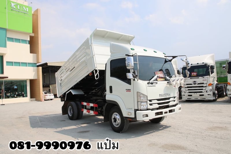 🚚หกล้อดั้มพ์ ปี 2564 ISUZU  FRR 210 เเรงม้า Sาคา  910,000.-(3862)