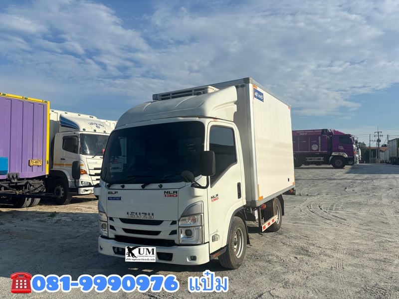 🚛สี่ล้อตู้เย็น ปี 2566 ISUZU NLR 130 เเรง Sาคา 790,000.-