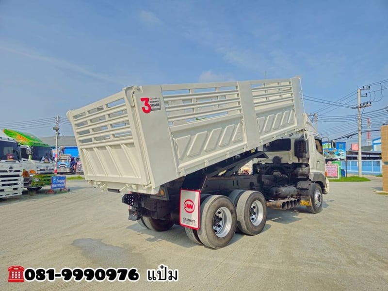 🚚 สิบล้อดั้มพ์ ปี 2559 HINO FM1A 344 เเรง ( 3775) Sาคา 1,490,000.-
