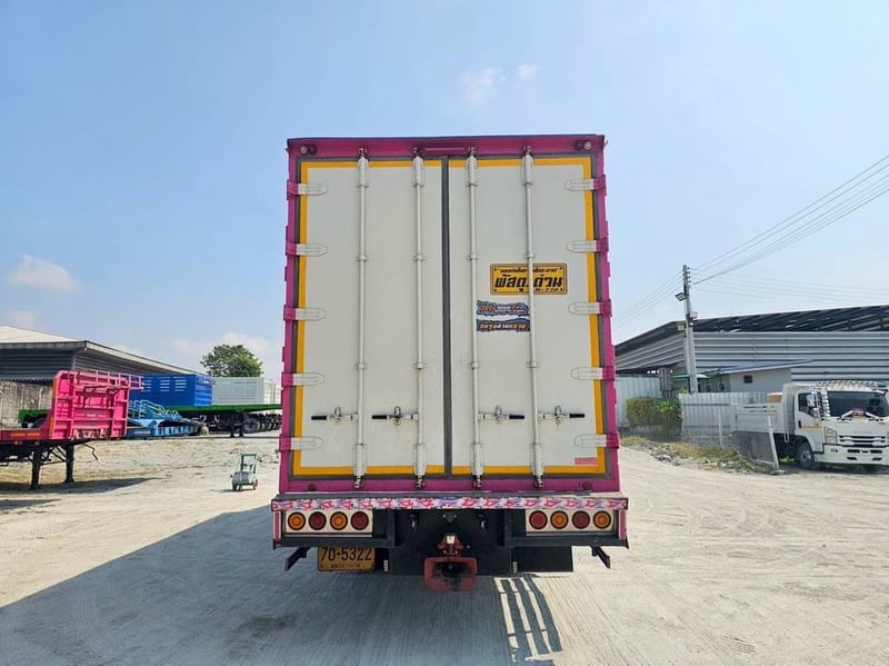 หกล้อตู้สิบบาน ISUZU  FTR 240 แรง  ปี 2565  ยาว 7.60กว้าง 2.38 สูงใน 2.55   Sาคา  1,770,000.- (5322)