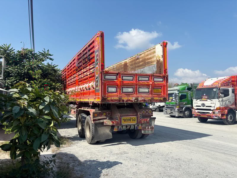 หางเซมิดั้มพ์ สองเพลา อู่ซีทีทรัค ปี 2566 (9136) แบบเสาอากาศ หางเซมิดั้มพ์ สองเพลา อู่ซีทีทรัค ปี 2566 (9136) แบบเสาอากาศ