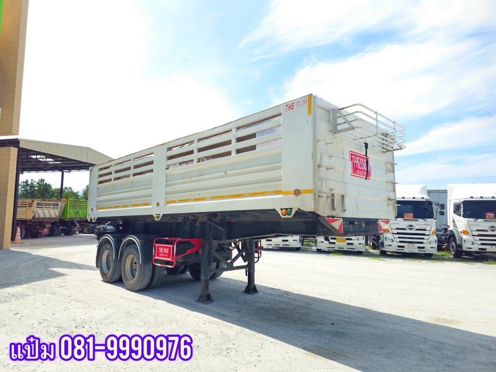 🚚หางเซมิดั้มพ์  ปี 2566 อู่เดอะซัน  สองเพลา Sาคา  580,000.-(3395)