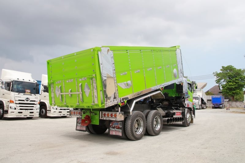 🔥สิบล้อดั้มพ์ อลูมิเนียม พร้อมชุดเเต่ง HINO  FM1A 344 เเรง  ปี2566 Sาคา  2,270,000.-(5902)