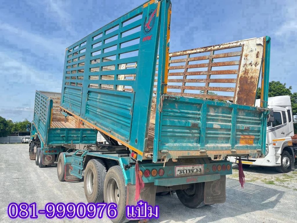 สิบล้อดั้มพ์พ่วงเเม่ลูก  ปี 2566  ISUZU  FXZ 360 แรงม้า ราคา  2,990,000.-(5392)(5393)