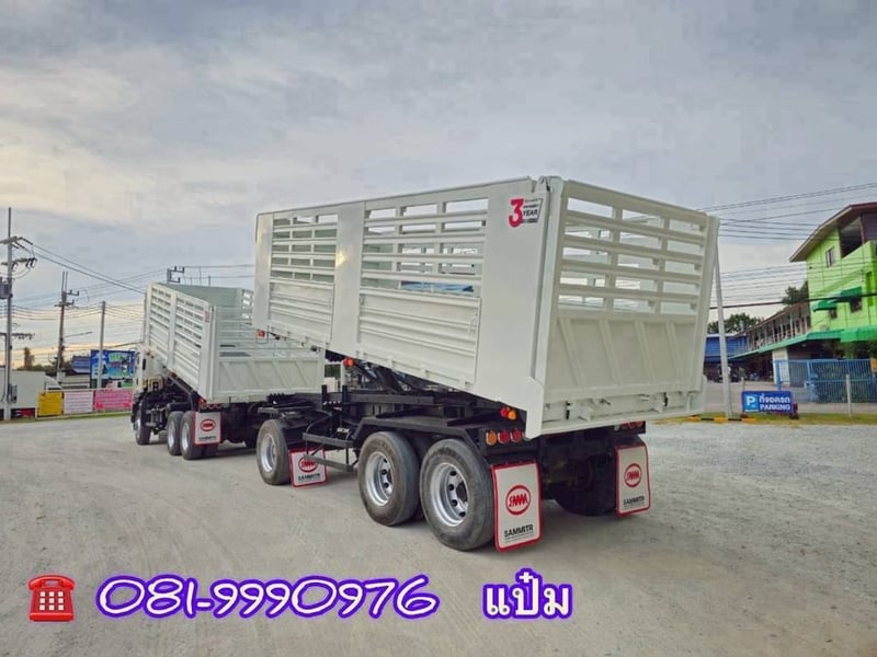 🚚 สิบล้อดั้มพ์ พ่วงเเม่-ลูก ปี 65 ISUZU FXZ 360 เเรง ( 3843)(3844) Sาคา 2,810,000.-